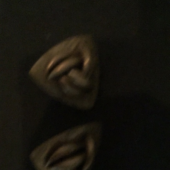 Vintage bronze earrings. - Picture 7 of 10